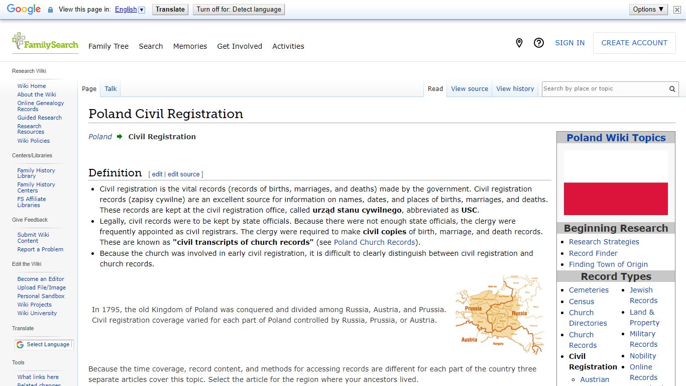 Poland Civil Registration • FamilySearch